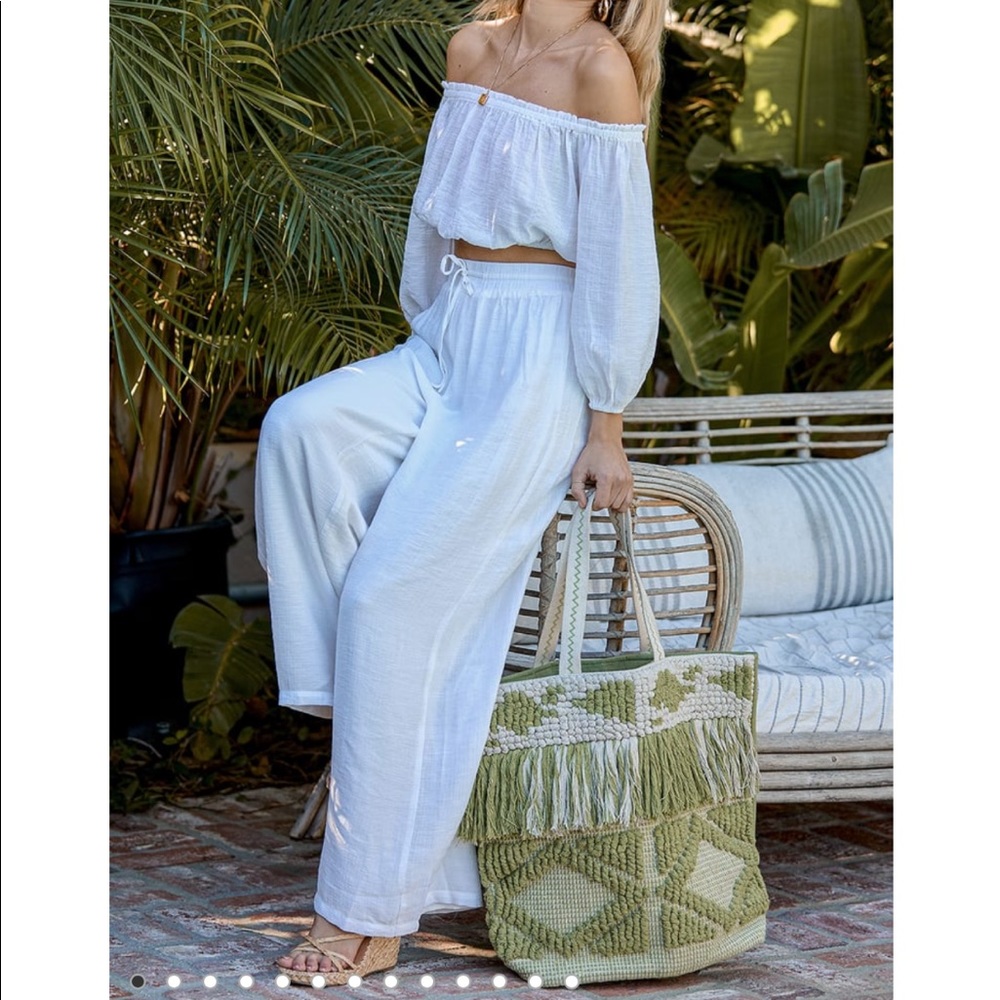 Lulus two piece swim cover up jumpsuit